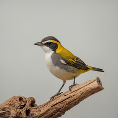 Bald Eagle bird on piece of wood