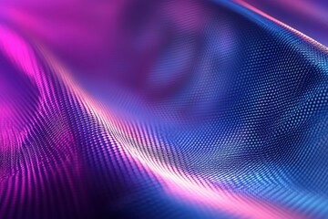 Abstract vibrant fabric texture with iridescent hues.