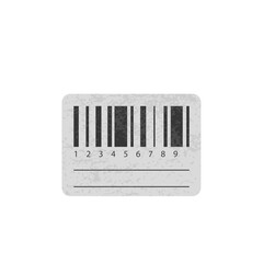Textured Barcode Label Sticker