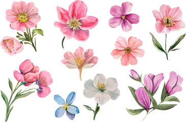 seamless pattern with flowers