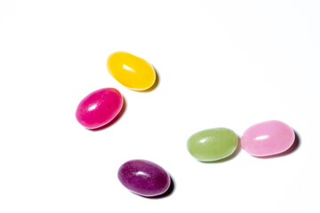 Assorted Jellybeans with Vibrant Colors – Candy Snack Concept