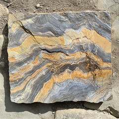 Obraz premium Quartzite Texture – Hard Crystalline Metamorphic Rock