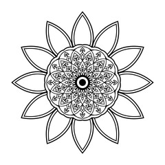 abstract flower vector illustration