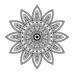 abstract flower vector illustration