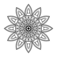 abstract flower vector illustration