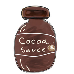 bottle of chocolate