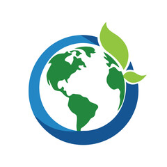 Obraz premium Earth Ethic logo design
