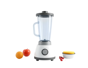 Blender with Fruits for Healthy Smoothie Recipe