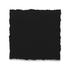 Dynamic black paper texture artistic creation close-up studio setting abstract concept