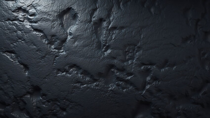  Black textured surface with rough finish