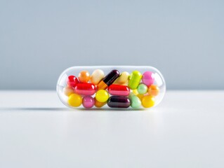Pills and capsules in capsule