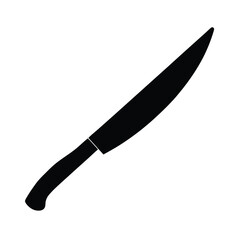Machete Large Knife Silhouette Vector