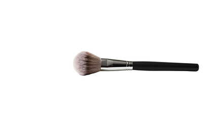Professional makeup brush isolated on transparent background for beauty and cosmetics concepts
