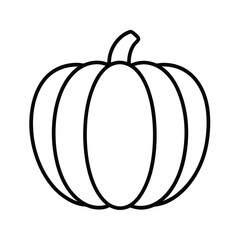 Pumpkin Simple Isolated Design Icon