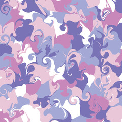 Marble Pattern Backgrounds Decoration Camouflage Pattern Decoration Texture purple blue  / マーブル模様 背景素材 迷彩柄 装飾 テクスチャ 青 紫 