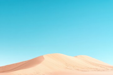Sand dune and bright sky