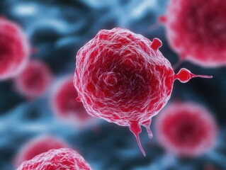 Red cell medical concept art