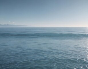 Obraz premium Gentle, ethereal light blue gradient, mimicking a calm, tranquil sea , image, pastel, water