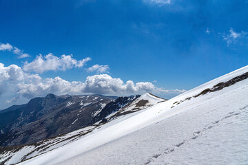 Naklejka premium The Scenic views from Karababa Mountain (2308 m.) in Ornaz National Park, Denizli, Turkey