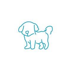 Attractive Hand Drawn Doodle Dog Animals Vector Illustration