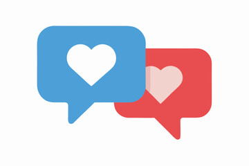 heart with speech bubble