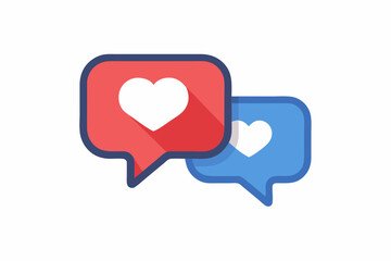 heart with speech bubble