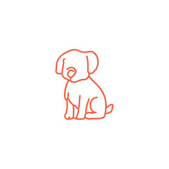 Attractive Hand Drawn Doodle Dog Animals Vector Illustration