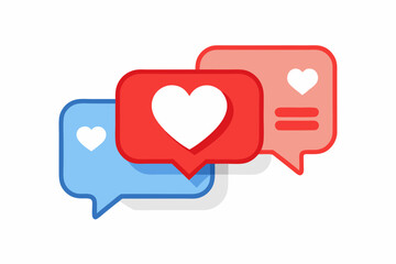 heart with speech bubble