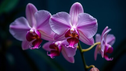 Obraz premium Close up shot of purple orchid