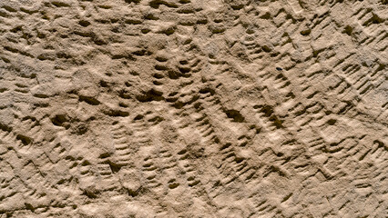 pattern texture of old antique stone wall in Luxor Egypt