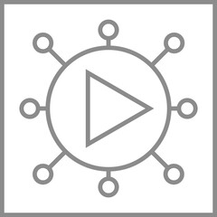 Streaming Service Icon Design