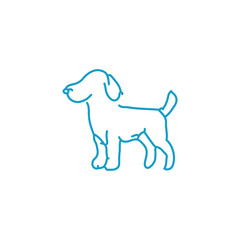 Attractive Hand Drawn Doodle Dog Animals Vector Illustration