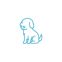 Attractive Hand Drawn Doodle Dog Animals Vector Illustration