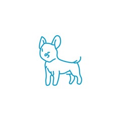 Attractive Hand Drawn Doodle Dog Animals Vector Illustration