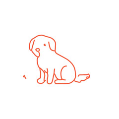 Attractive Hand Drawn Doodle Dog Animals Vector Illustration
