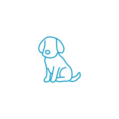 Obraz premium Attractive Hand Drawn Doodle Dog Animals Vector Illustration