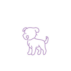 Attractive Hand Drawn Doodle Dog Animals Vector Illustration