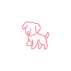 Attractive Hand Drawn Doodle Dog Animals Vector Illustration