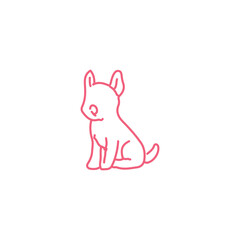 Attractive Hand Drawn Doodle Dog Animals Vector Illustration