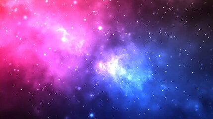 Fototapeta premium Colorful Nebula in Space (1)