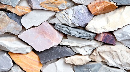 Colorful Irregular Stone Texture Background