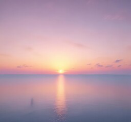 Naklejka premium Soft pastel pink, blue, yellow gradient; fuzzy sunset effect , tone, pink