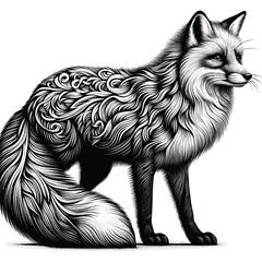 Fototapeta premium Shadow of the Fox.6