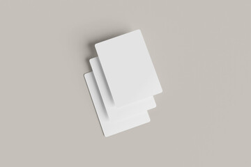 Trading card display mockup