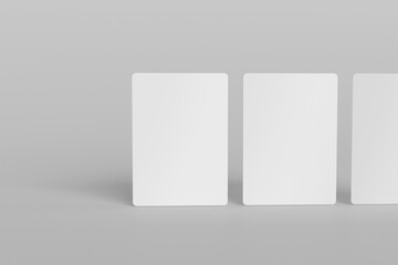 Trading card display mockup