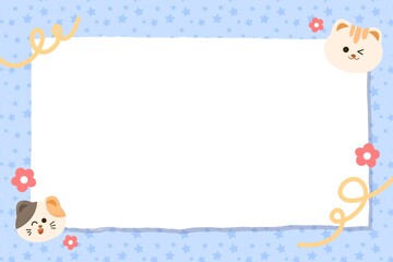 Bear kawaii cute background. Soft pastel background illustration cute style. Concept for design and presentation