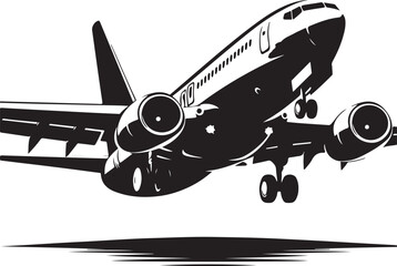 Commercial Airplane vector