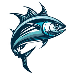 vector illustration of a fish