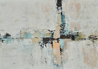 A modern abstract piece with soft gradients and flowing lines, bringing a serene and elegant atmosphere to any contemporary space