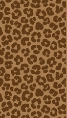 Leopard Print Background Baby Brown
